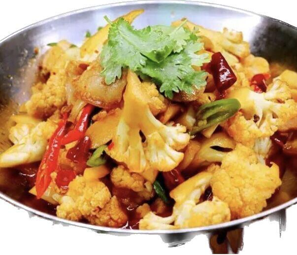 Dry Wok Cauliflower