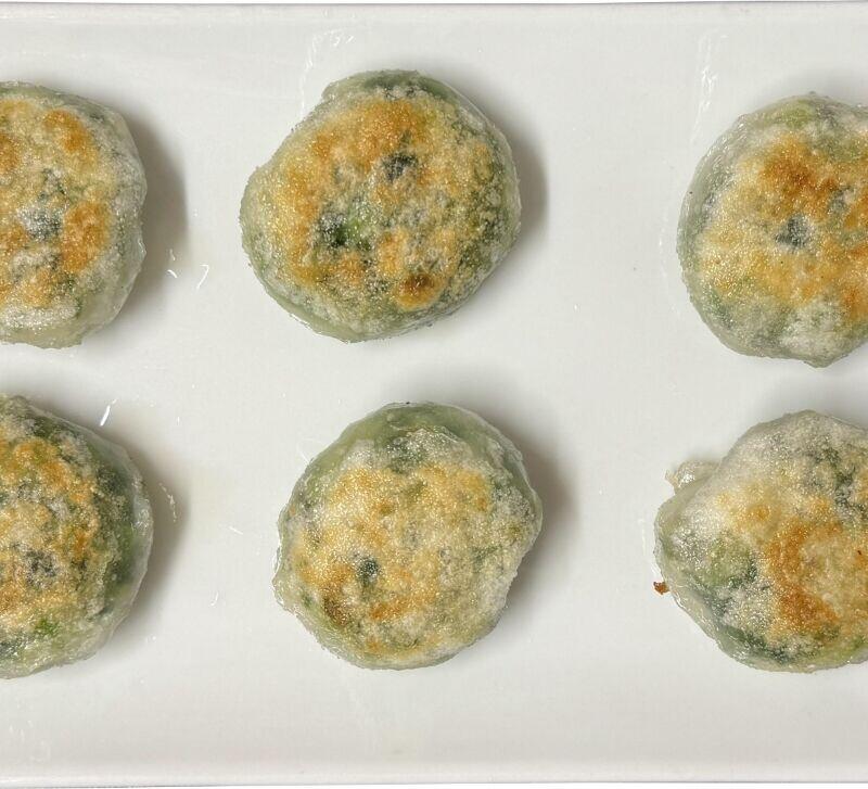 Pan Fried Chive And Shrimp Cakes