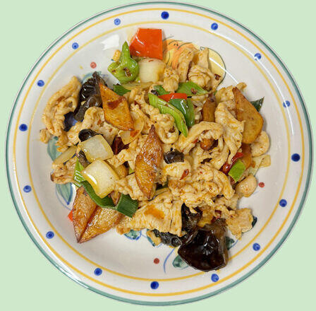 Dry Wok Chicken Slice