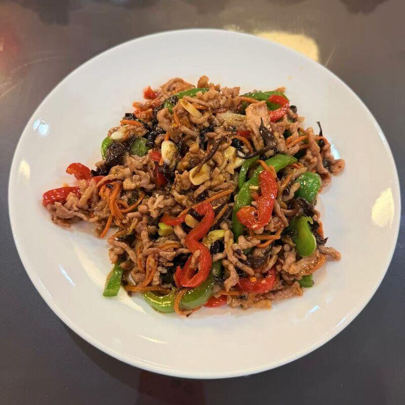 P8. Shredded Pork in Sweet Bean Sauce
